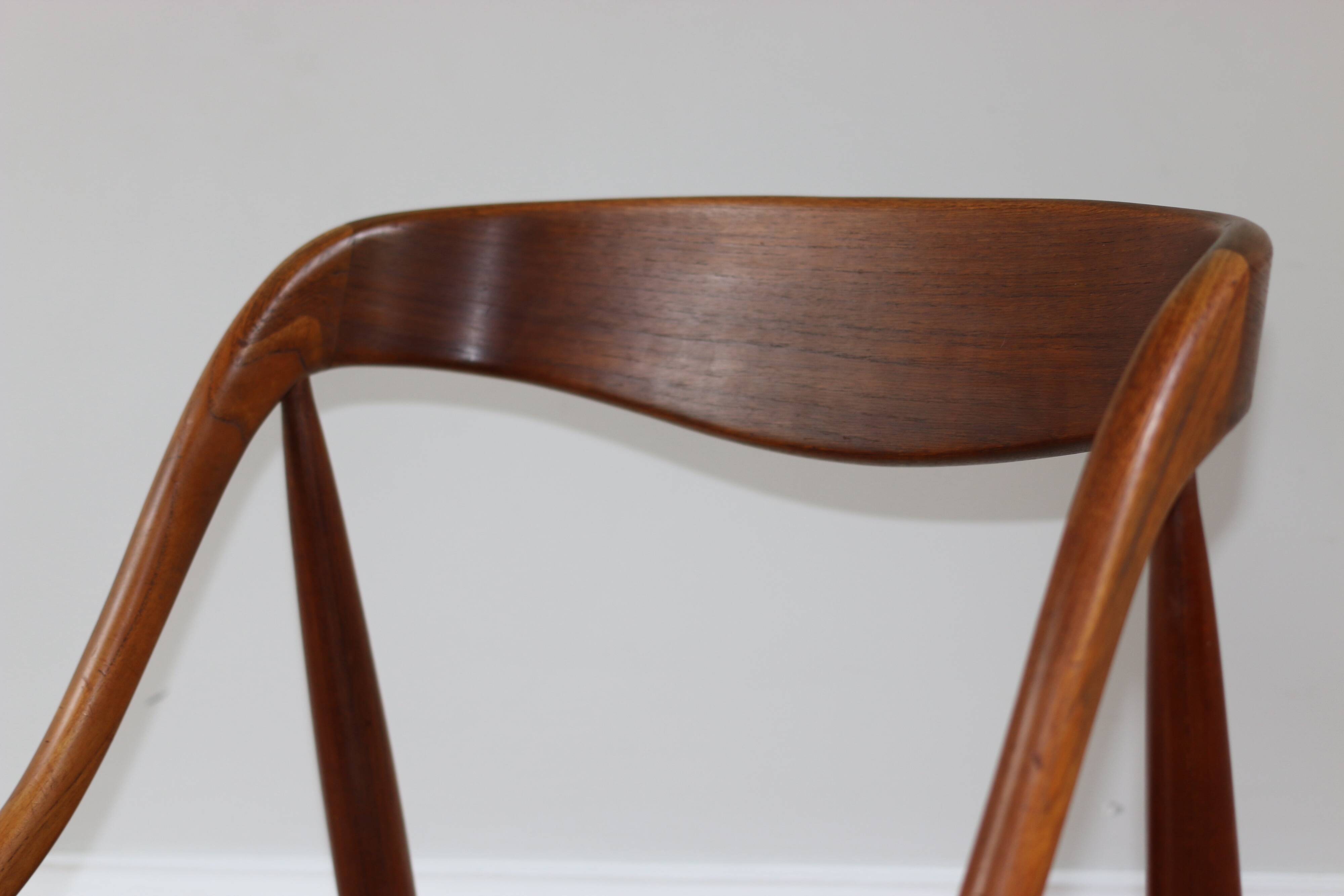 Vintage Scandinavian teak chair by Johannes Andersen, 1960