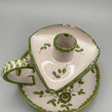 Martres-Tolosane hand candlestick, signed