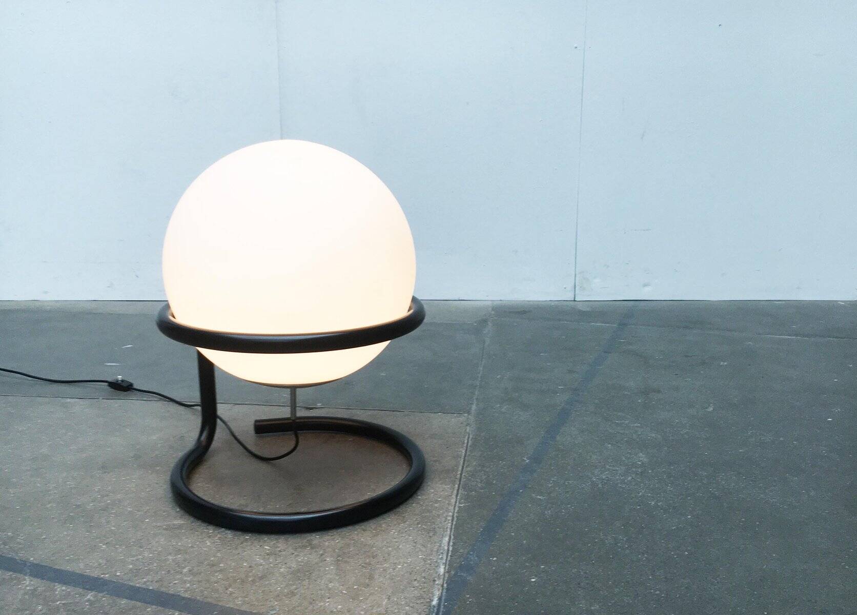 Vintage space age globe floor lamp