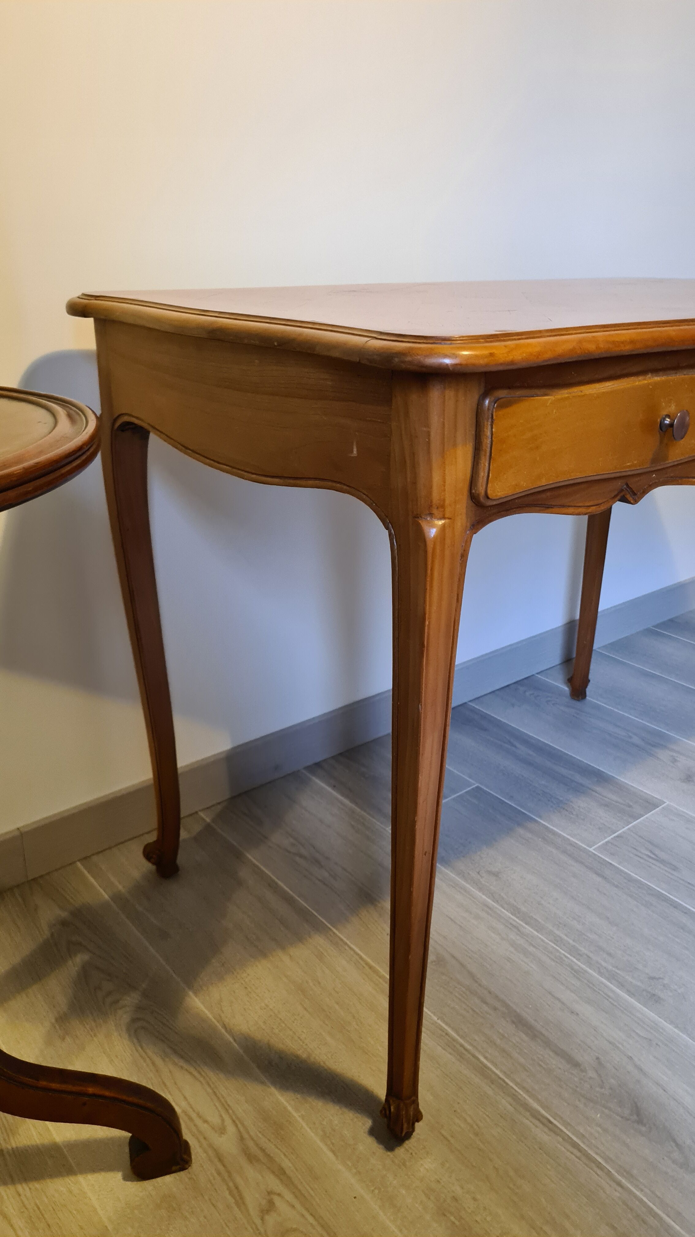 Louis XV style beech desk
