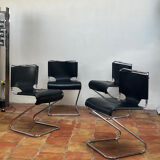 Set of 4 Biscia Chairs by Pascal Mourgue