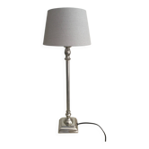 Metal lamp with lampshade