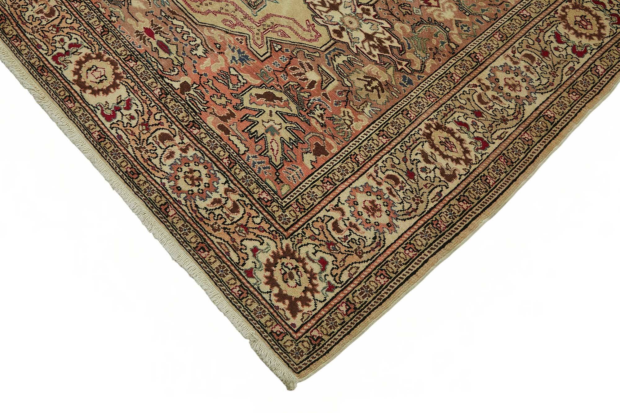 Turkish Wool Vintage Kayseri Rug 197 cm x 287 cm