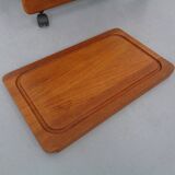 Large teak bar cart from Tarm Stole Møbelfabrik, Denmark, 1960s.