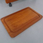 Large teak bar cart from Tarm Stole Møbelfabrik, Denmark, 1960s.