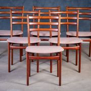 Vintage Mahogany Dining Chairs by Skovby Møbelfabrik, 1970s, Set of 6