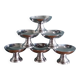 Guy Degrenne stainless steel ice cream cups