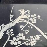 Chinese black rectangular tray