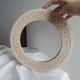 Large sgraffito mirror