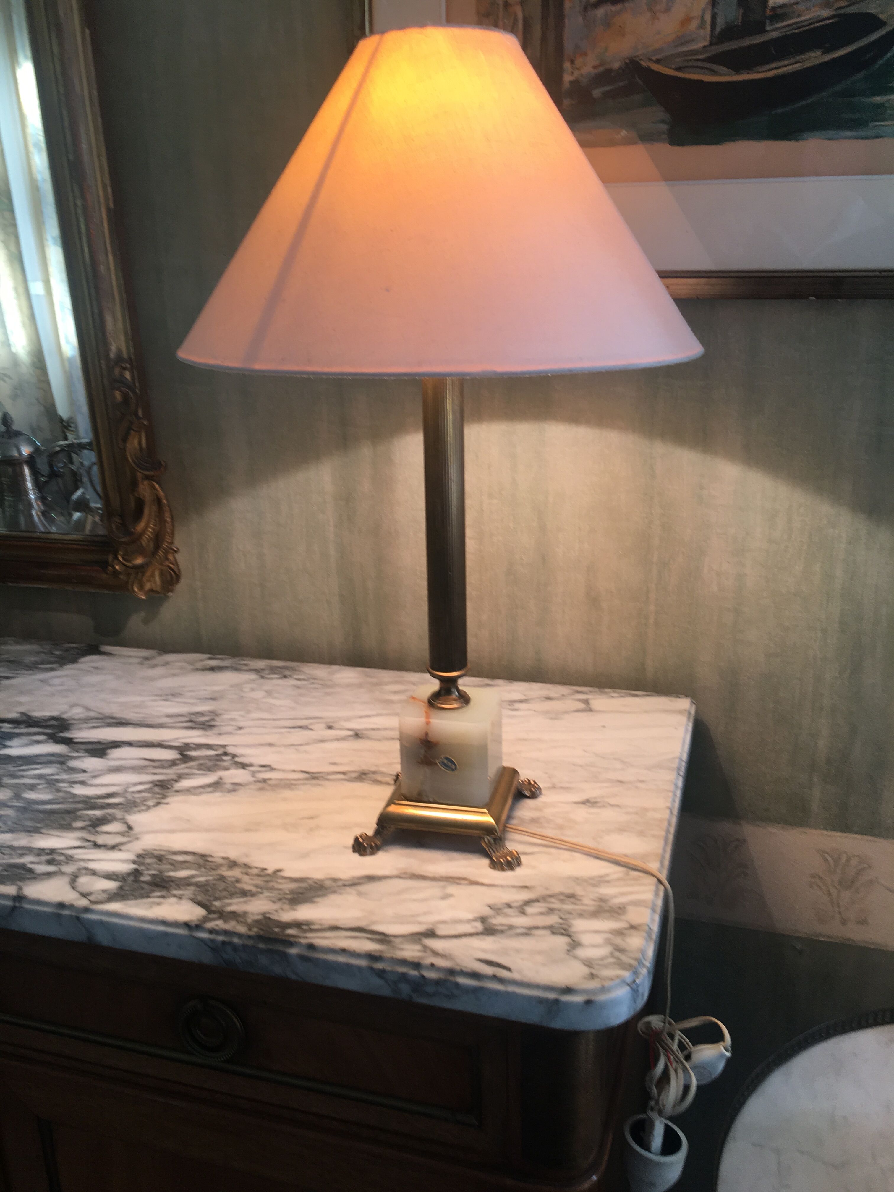Old Empire-style lamp