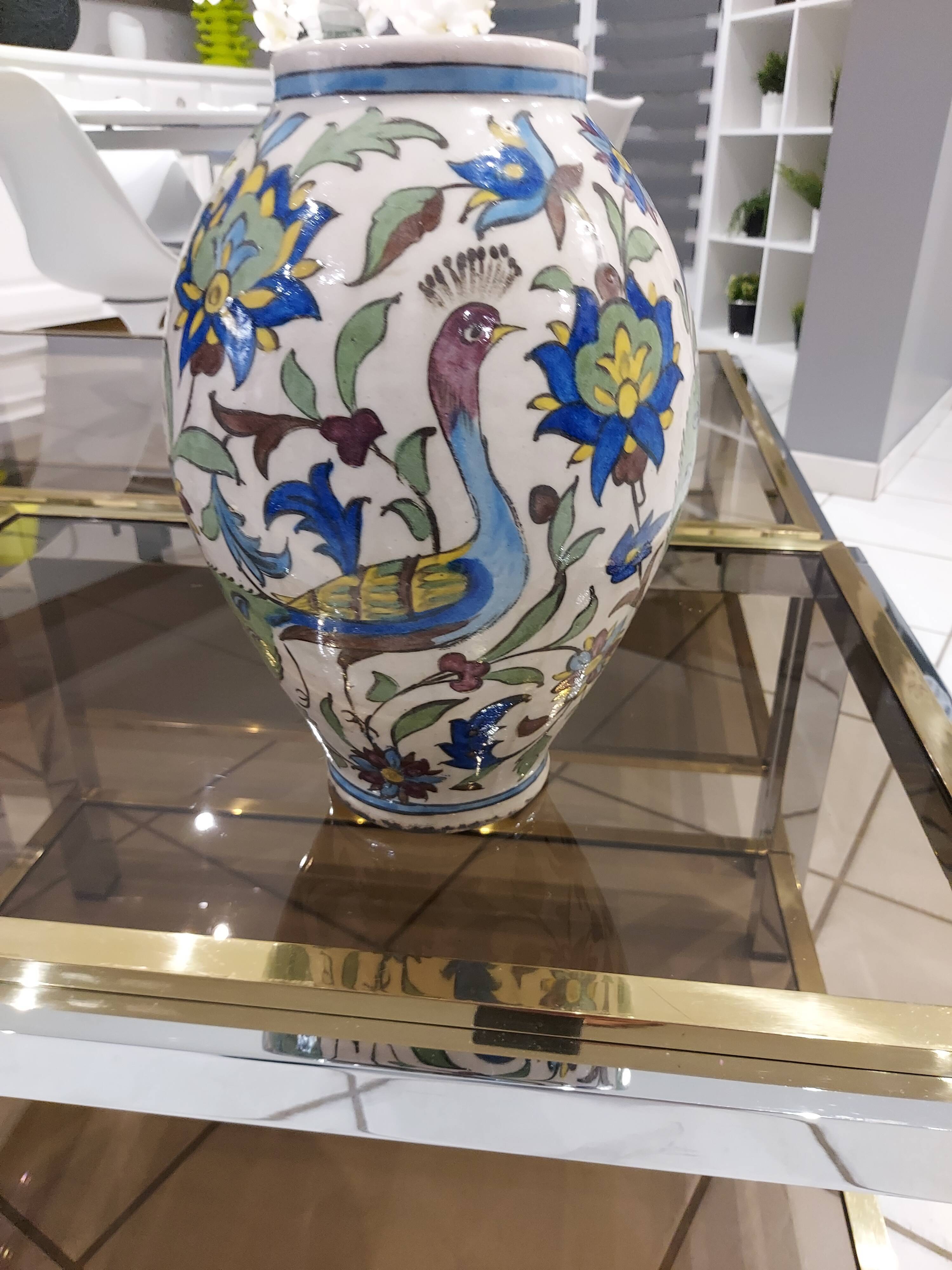 Vase Art deco sandstone 1960