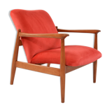 Wroclaw coral pink armchair
