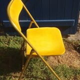 Vintage velvet Souvignet chair