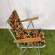 Foldable chair camping vintage floral décor Pouch DDR