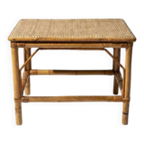 Vintage rattan coffee table / side table – 1960s