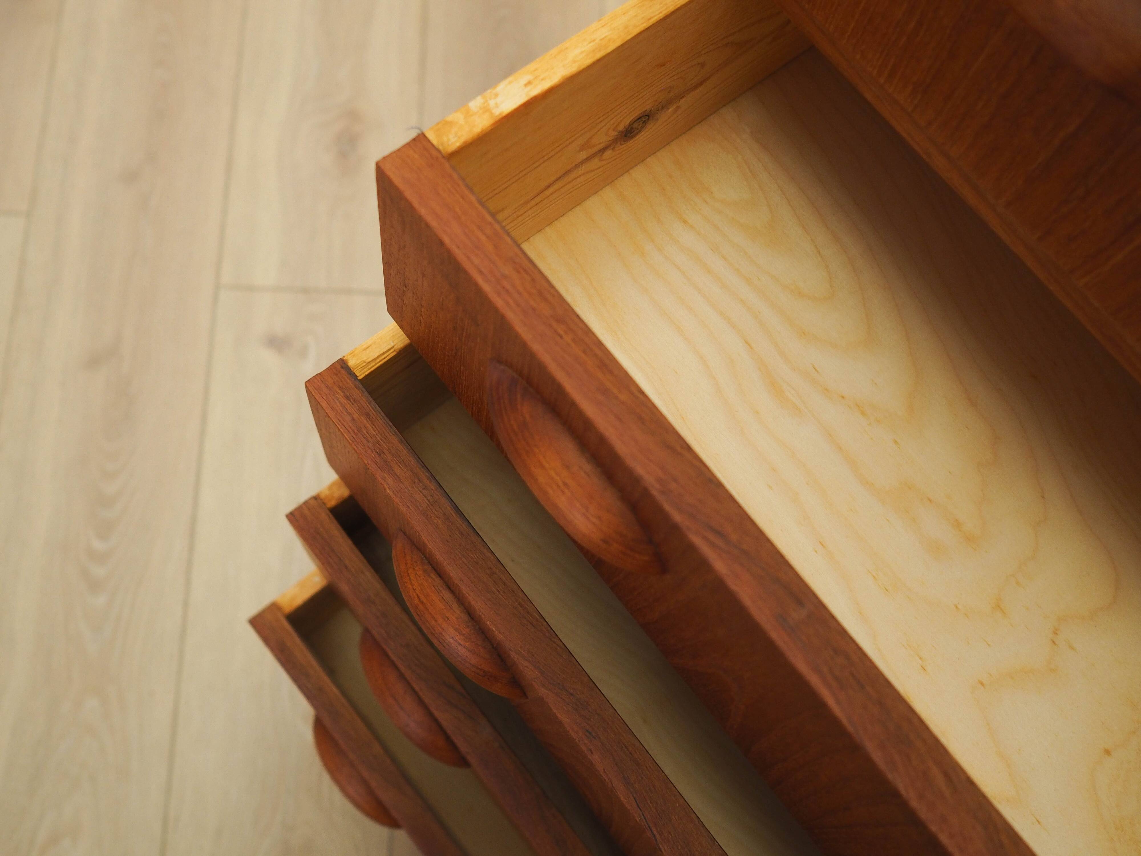 Commode en teck, design danois, années 1970, fabriquée au Danemark
