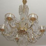 Brass chandelier, 1960s