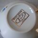 Old large tea cup and saucer in Limoges porcelain with flower decor
