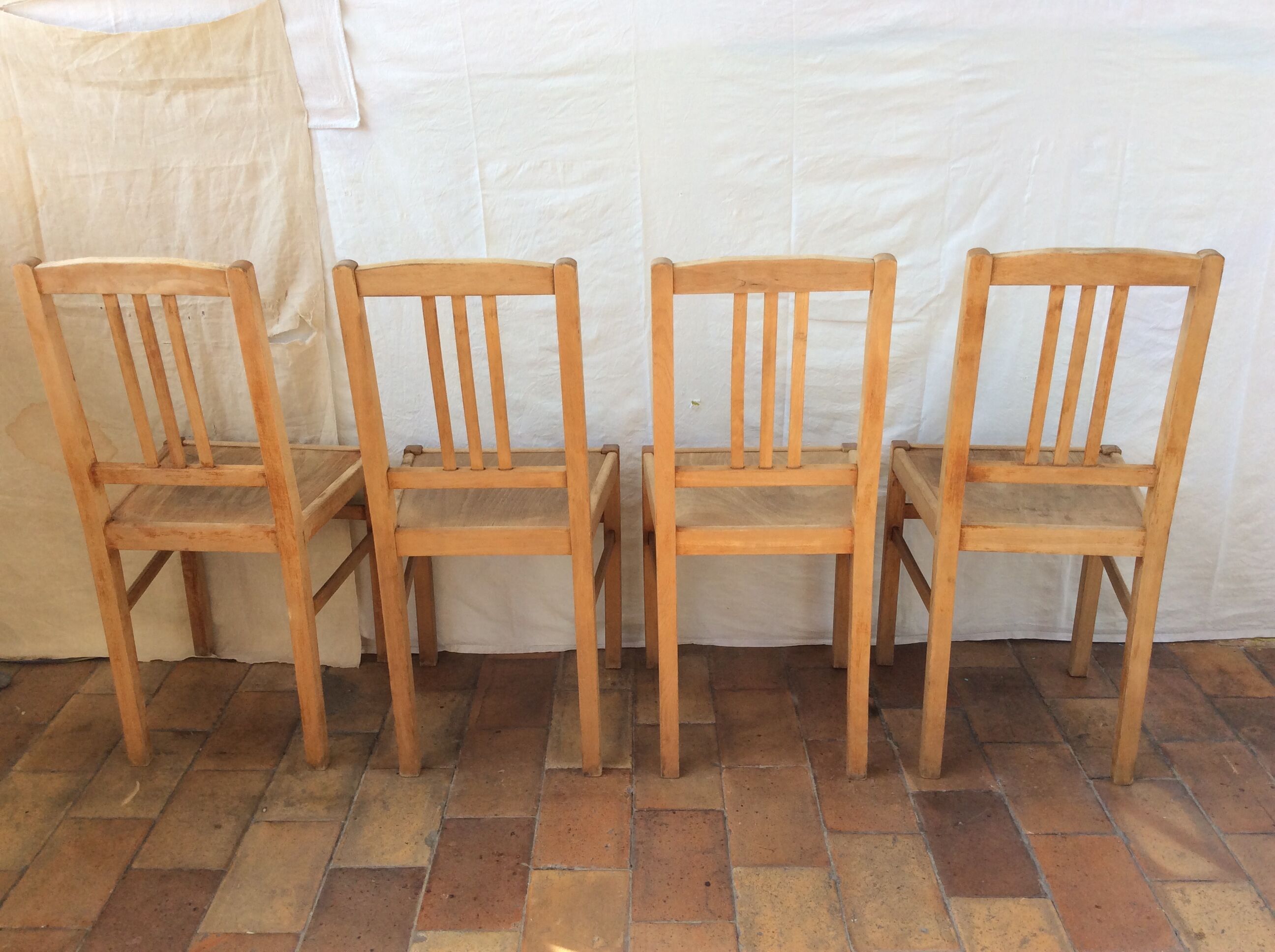 4 vintage chairs