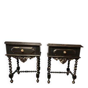 Paire tables chevets