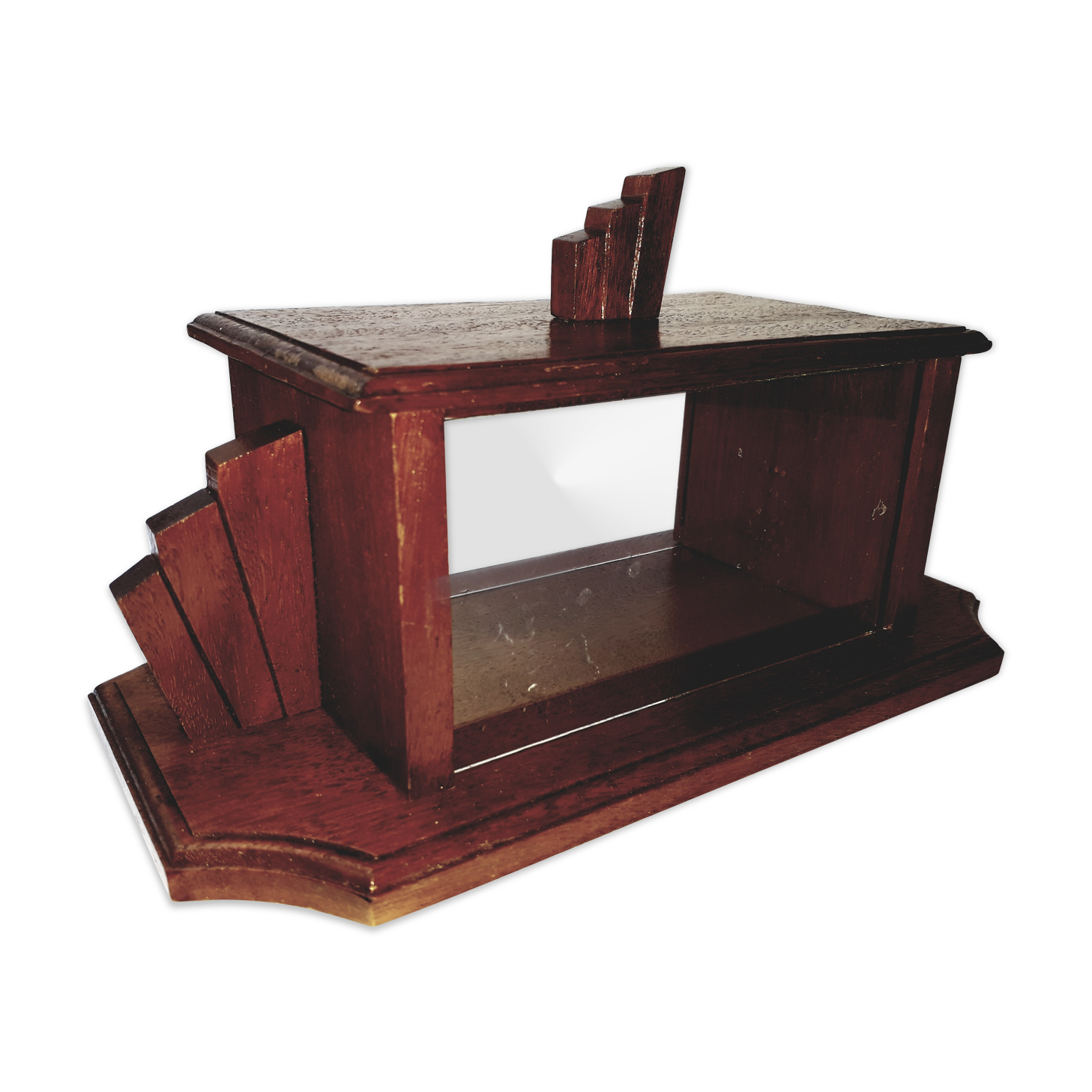 Biscuit box or empty art deco pohce