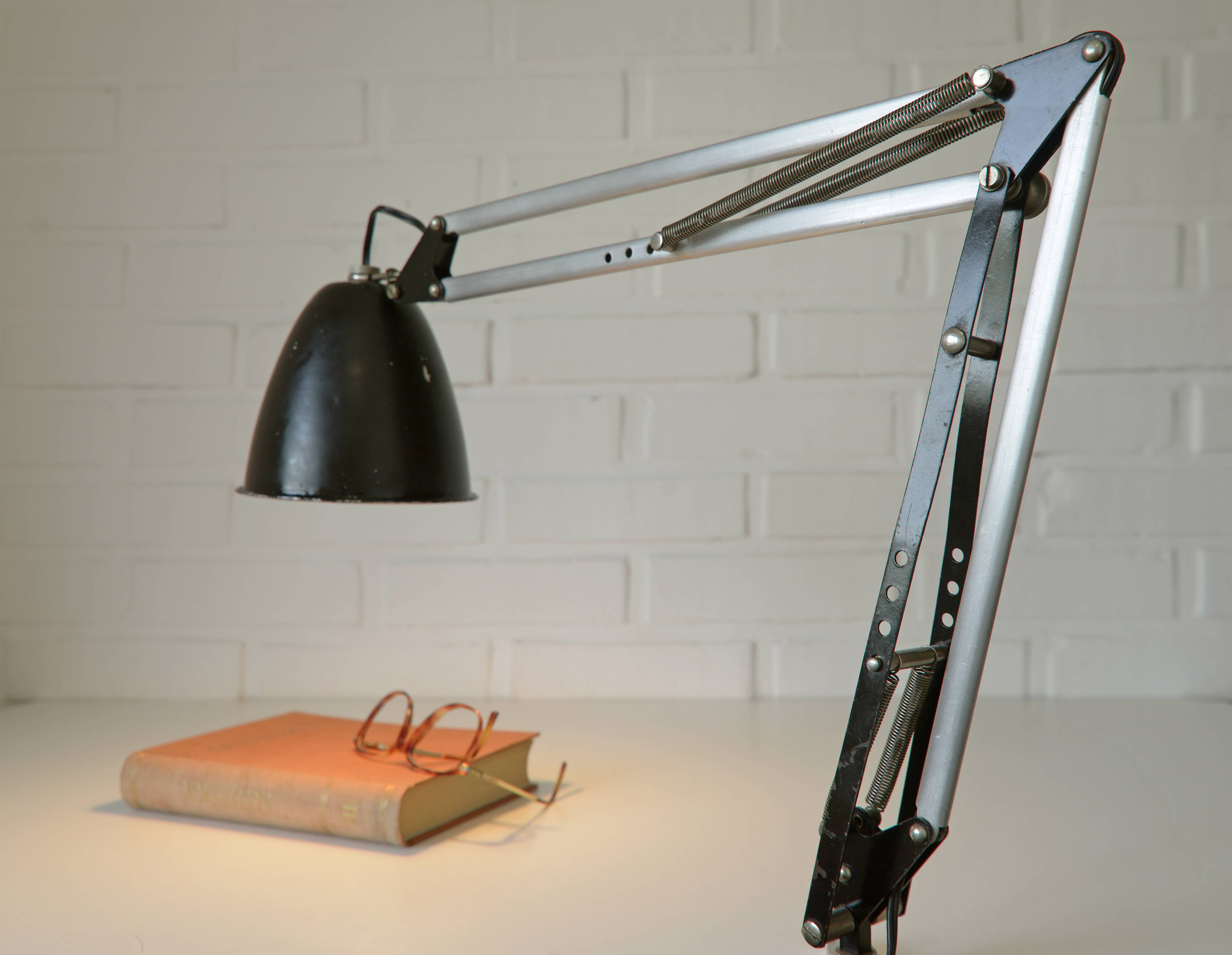 Vintage Architect Desk Lamp Industrial Style Table Anglepoise Lamp 1960's
