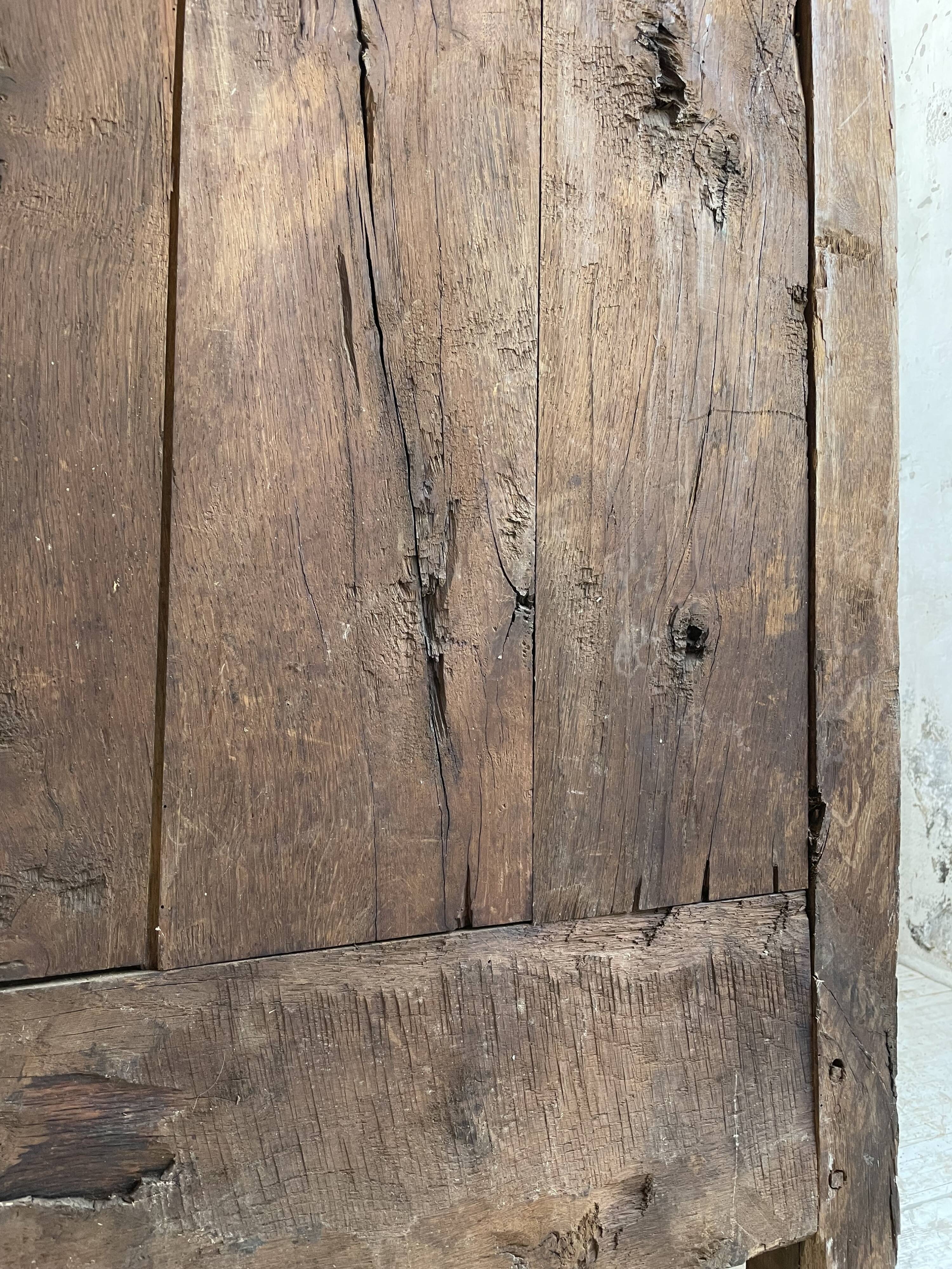 Savoyard solid oak cabinet XVIIIth