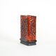 Red vase, Fat Lava, German design, 1960s, made in West Germany