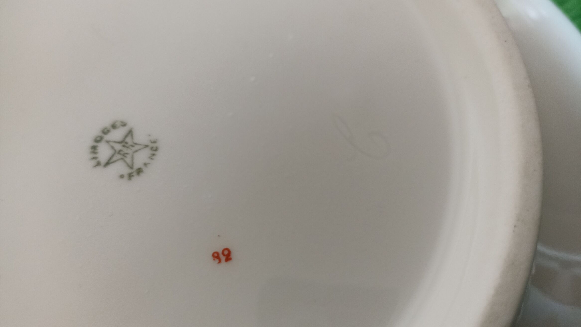 Salad bowl and vegetable Robert Haviland & Le Tanneur