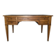 Antique Louis XVI / Directory desk – gilded leather – 5 drawers – keys
