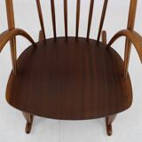 Chaise à bascule Illum Wikkelso Gyngestol No. 3 des années 1960 pour Niels Eilersen, 2 articles disponibles