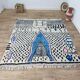 Handmade wool Berber rug 200 X 188 CM