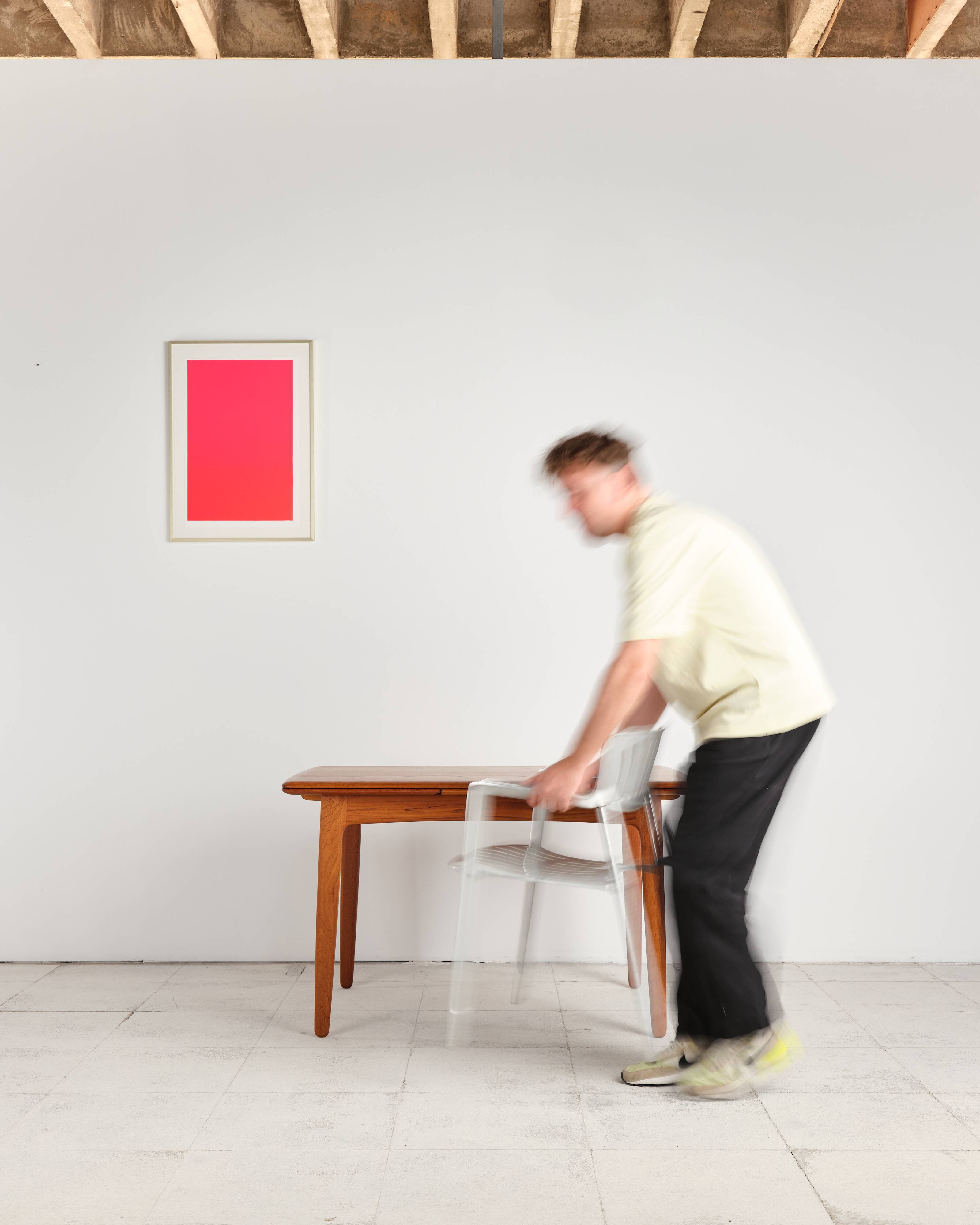 Extendable table by Svend Aage Madsen for K. Knudsen & Son