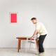 Extendable table by Svend Aage Madsen for K. Knudsen & Son
