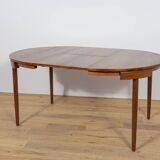 Mid-Century Teak Dining Table and Chairs Set by Hans Olsen for Frem Røjle.