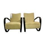 Pair of h-269 armchairs by Jindrich Halabala