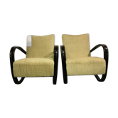 Pair of h-269 armchairs by Jindrich Halabala