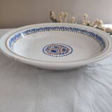 Hollow dish iron earth K&G Lunéville model Huguette