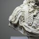 Antique white plaster bust of Louis XIV after Gole & Le Brun
