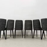 Mid-Century Modern Dining Chairs, Poland, 1960's, Set of 6