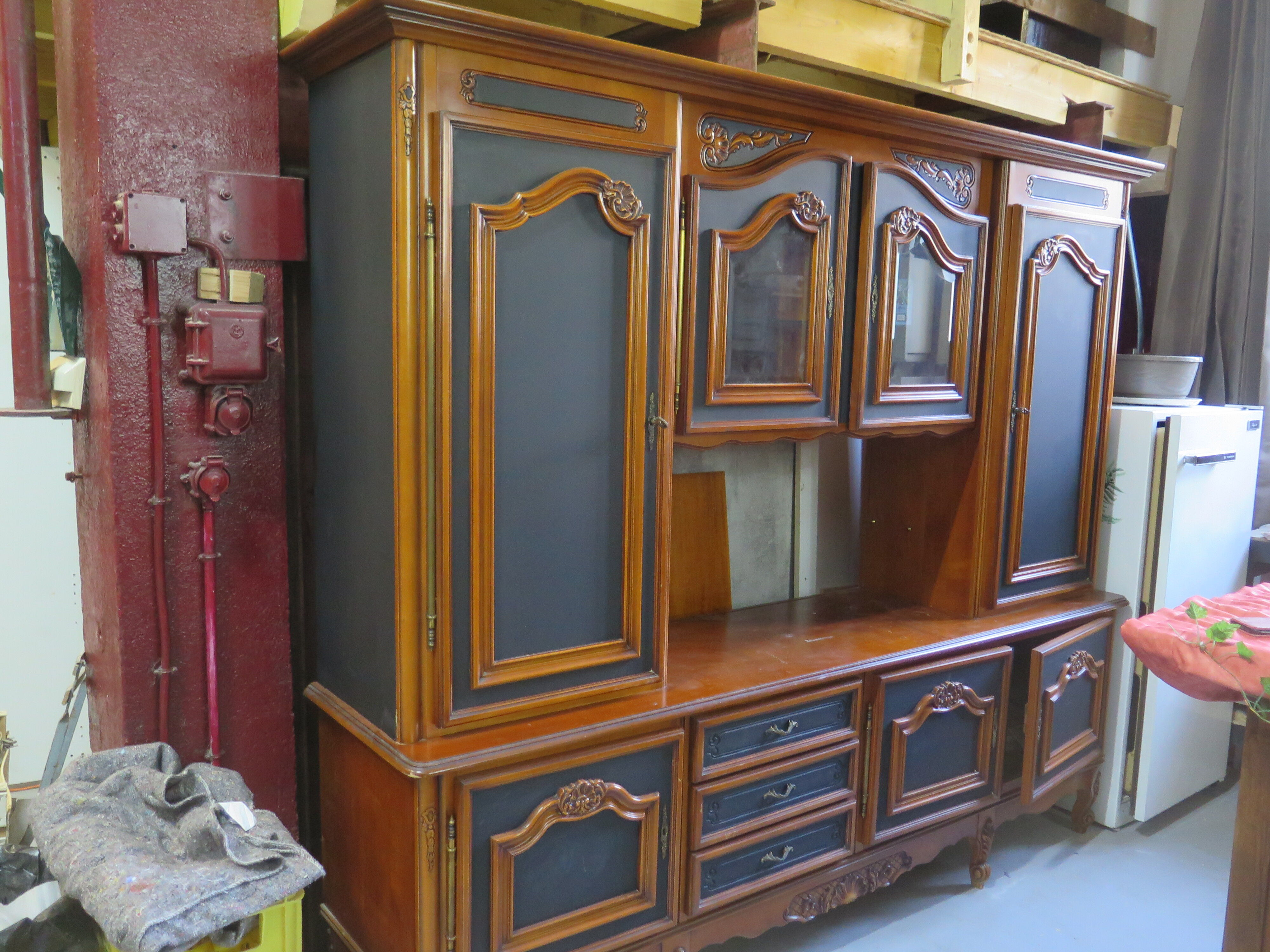 Very / sideboard in cherry wood, customised
