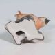 Vintage porcelain bird statuette from the sixties.