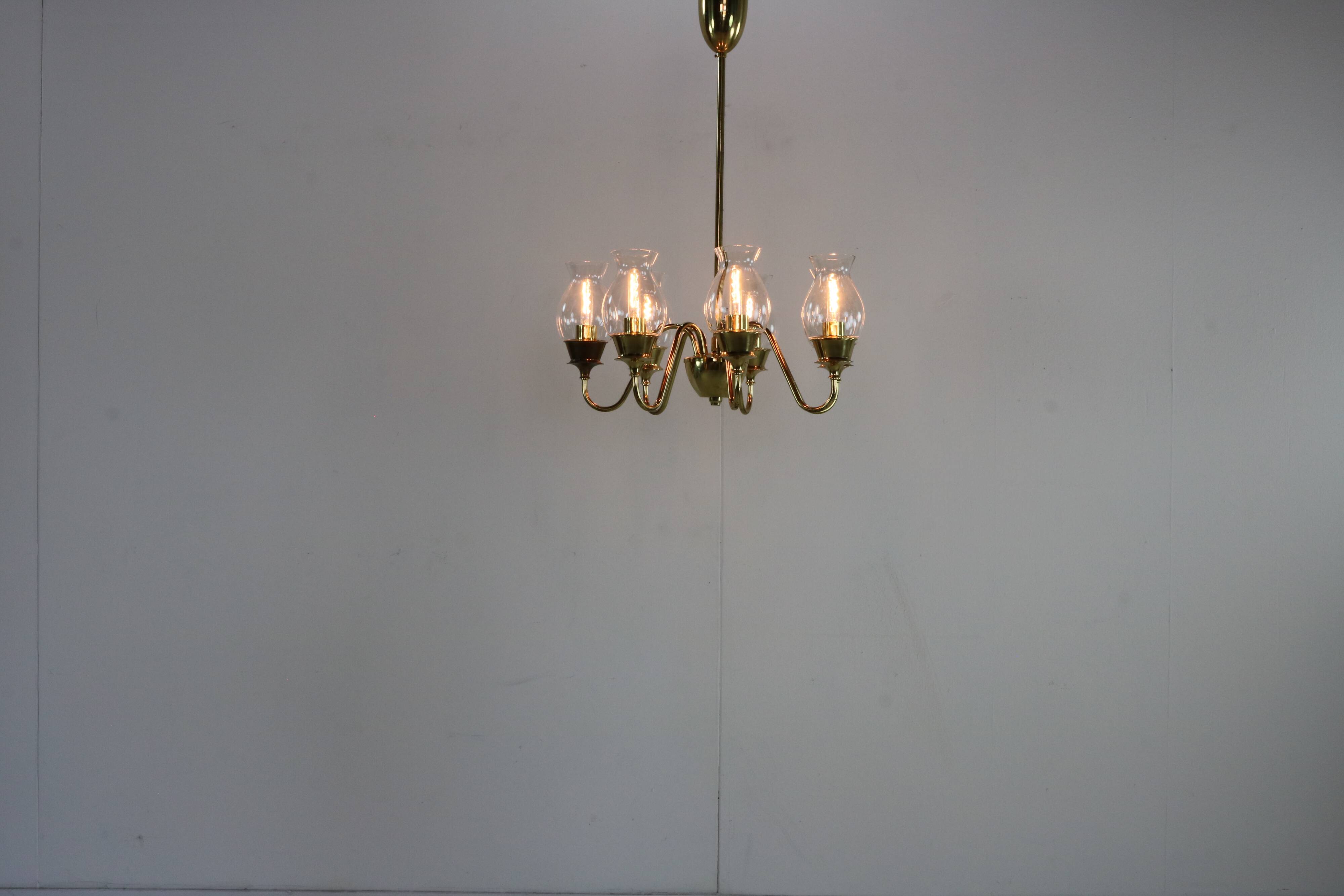 Swedish design ceiling lamp by Hans Agne Jakobsson