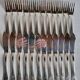 12 silver-plated metal fish cutlery pieces by Guildar, 24 pieces.