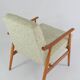 Fox armchair mottled beige green