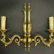 Pair of single-light wall sconces in Louis XV style - Lumalux Paris - gilded bronze