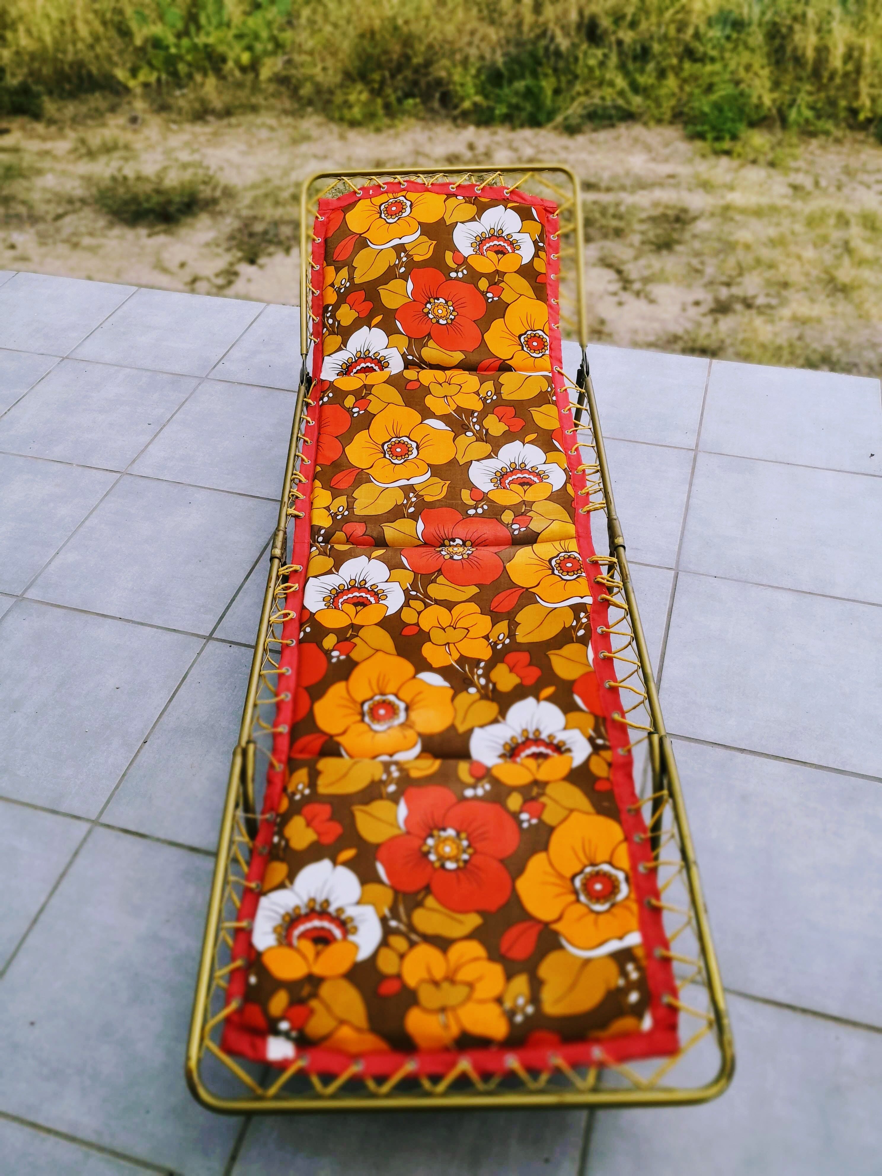 Camp vintage Lafuma bed