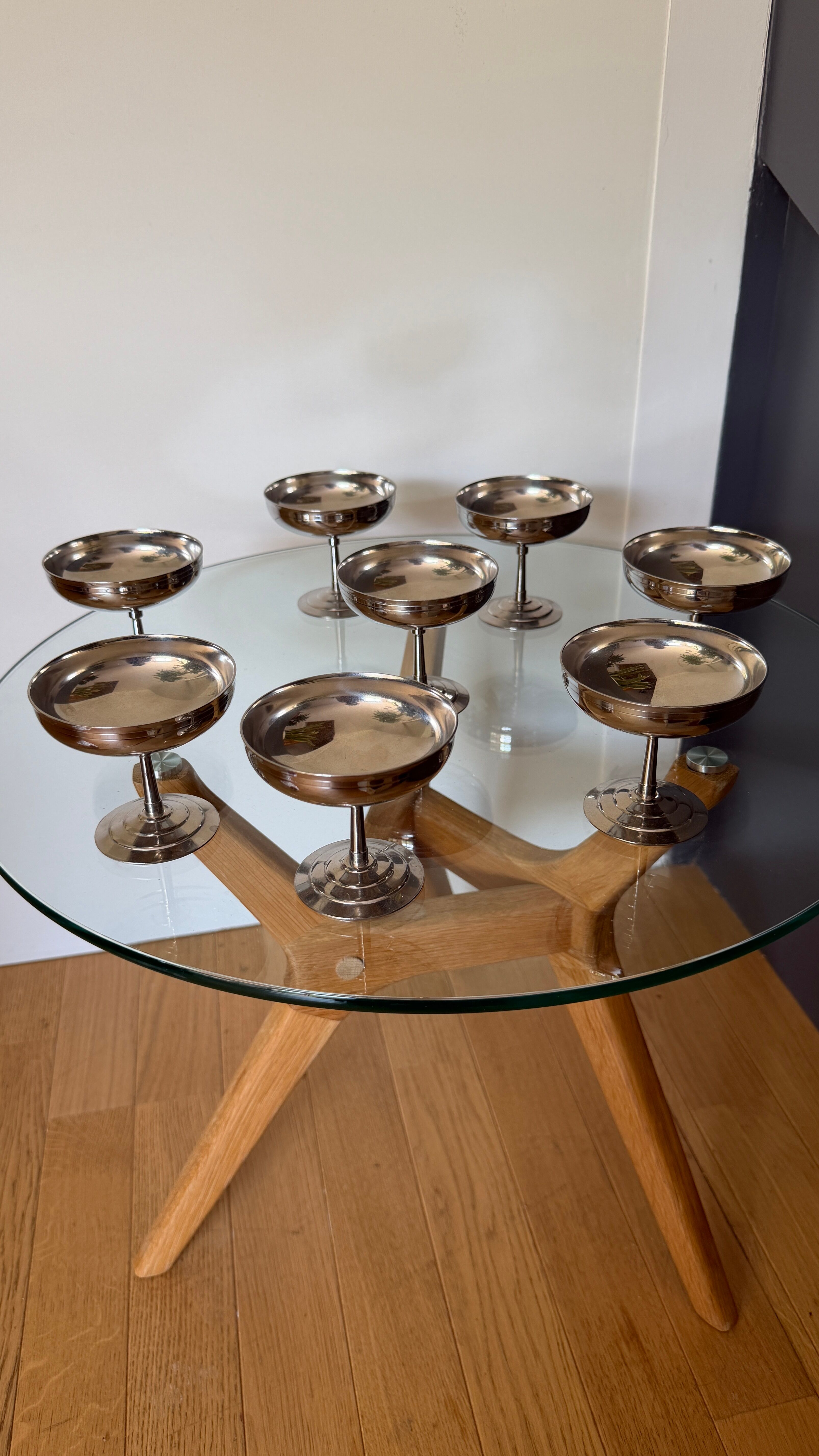 8 stainless steel bowls Rémy Letang