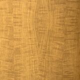 Rattan wardrobe and its compass-legged chest of drawers, 1960
