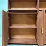 Vintage teak library from the 1960s.
